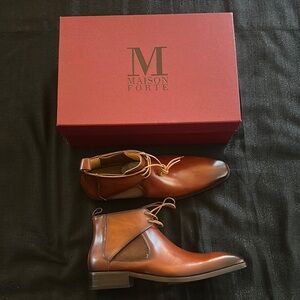 Men's Brown Leather Boots